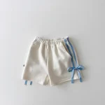 【73-120cm】リボン ショートパンツ ベビー 女の子 おしゃれ - 画像 (4)