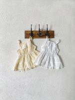 【66-90cm】ワンピース ベビー キャミレース