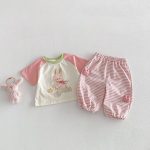 【73-120cm】ボーダーパンツ 可愛い 履きやすい 女の子 男の子 ボトムス - 画像 (7)
