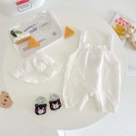 【66-100cm】サロペット＆帽子 クマ柄 可愛い ベビー服 - 画像 (8)