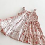 【90-140cm】ワンピース 女の子 おしゃれ 花柄 レトロ - 画像 (13)