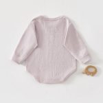 【66-90cm】ロンパース ナチュラル 柔らか ベビー服 - 画像 (7)