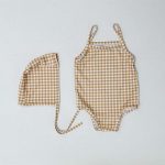 【66-100cm】水着 カラフル 帽子付き 全４色 可愛い - 画像 (14)