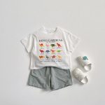 【80-160cm】Ｔシャツ ダイナソー カジュアル コットン - 画像 (8)