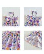 【66-140cm】ロンパース or ワンピース ベビー 女の子 フリルワッフル - 画像 (12)