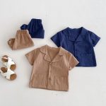 【80-130cm】セットアップ ベビー 男の子 韓国風 シンプル - 画像 (4)