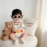 【66-100cm】レイヤードサロペット トマト柄 おしゃれ ベビー服 - 画像 (7)