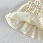 【66-140cm】 ロンパース or ワンピース ベビー フリル袖 リボン付き - 画像 (15)