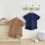 【80-130cm】セットアップ ベビー 男の子 韓国風 シンプル - 画像 (7)