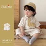 【66-90cm】ロンパース カラフル ドット 可愛い ベビー服 - 画像 (2)