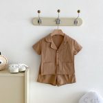 【80-130cm】セットアップ ベビー 男の子 韓国風 シンプル - 画像 (8)