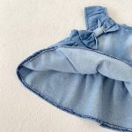 【66-100cm】セットアップ ベビー デニム レース トップス＆ブルマ - 画像 (16)