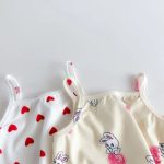 【66-90cm】水着 可愛い ウサギ ハート スイムウェア - 画像 (6)