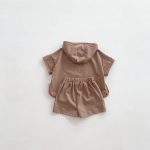 【80-120cm】セットアップ カジュアル レタープリント 半袖 上下セット - 画像 (15)
