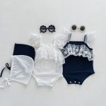 【66-100cm】水着 レース プリンセス スイムウェア - 画像 (4)