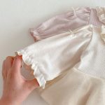 【73-110cm】セットアップ パフスリーブ シンプル 可愛い 女の子 - 画像 (18)