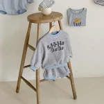 【66-90cm】セットアップ ベビー 韓国風 英字 お出かけに - 画像 (5)