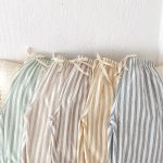 【73-120cm】ロングパンツ ストライプ柄 リネン コットン - 画像 (17)