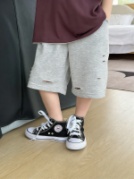 【90-150cm】ショートパンツ 男の子 ダメージ ゆったり