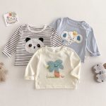 【73-120cm】Tシャツ 男の子ワッペン付き 可愛い トップス