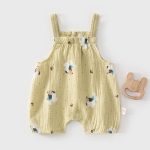 【66-90cm】サロペット 柔らか コットン 肌に優しい ベビー服 - 画像 (4)
