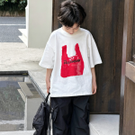 【90-160cm】半袖Tシャツ 男の子 プリント ストリート風 - 画像 (6)