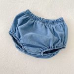 【66-100cm】セットアップ ベビー デニム レース トップス＆ブルマ - 画像 (17)