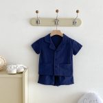 【80-130cm】セットアップ ベビー 男の子 韓国風 シンプル - 画像 (9)