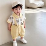 【66-100cm】ロンパース キュート クマ 可愛い ベビー服 - 画像 (2)
