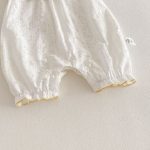 【66-90cm】オールインワン フリル ホワイト シンプル ベビー服 - 画像 (14)