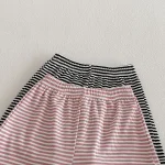 【80-130cm】セットアップ ベビー ボーダー ノースリーブ 着心地抜群 - 画像 (14)