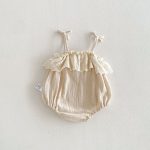 【66-90cm】キャミロンパース ふわふわ シンプル ベビー服 - 画像 (11)