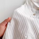 【66-90cm】ロンパース ストライプ ノースリーブ ベビー服 - 画像 (15)