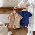 【80-130cm】セットアップ ベビー 男の子 韓国風 シンプル - 画像 (10)
