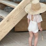 【90-140cm】水着 レースデザイン おしゃれ 女の子 スイムウェア - 画像 (2)