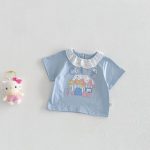 【73-120cm】Ｔシャツ 可愛い ガールズ 着心地良い トップス - 画像 (5)