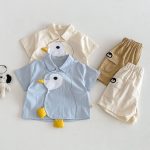 【73-110cm】Ｔシャツorパンツ 可愛い トリ 可愛い ベビー服