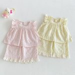 【73-110cm】セットアップ フラワー柄 フリル 女の子 - 画像 (8)