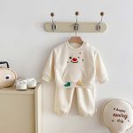 【73-100cm】セットアップ スマイル カジュアル 可愛い - 画像 (7)