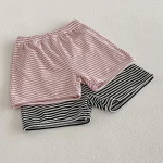 【80-130cm】セットアップ ベビー ボーダー ノースリーブ 着心地抜群 - 画像 (15)