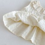 【73-110cm】セットアップ リボン付き レース トップス＆ブルマ - 画像 (14)