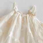 【73-100cm】ワンピース 蝶結び メッシュ 女の子 おしゃれ - 画像 (7)