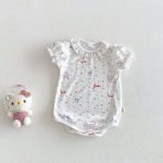 【66-90cm】ロンパース 可愛い 総柄 おしゃれ ベビー服 - 画像 (3)