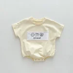 【66-90cm】ロンパース ベビー 半袖 キュート 軽やかな着心地 - 画像 (5)