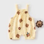 【66-90cm】サロペット 柔らか コットン 肌に優しい ベビー服 - 画像 (5)