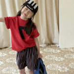 【80-130cm】半袖Ｔシャツ 女の子 刺繍 数字柄 シンプル - 画像 (4)