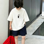 【90-160cm】半袖Tシャツ 男の子 プリント トレンド - 画像 (5)