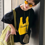 【90-160cm】半袖Tシャツ 男の子 プリント ストリート風 - 画像 (4)