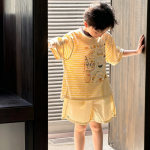 【100-170cm】半袖Ｔシャツ 男の子 ボーダー柄 カジュアル - 画像 (6)