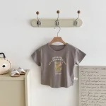 【90-130cm】Tシャツ 男女兼用 動物柄 プリント - 画像 (8)